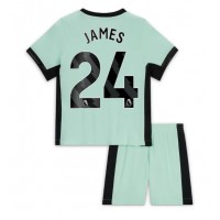 Chelsea Reece James #24 Tredjeställ Barn 2023-24 Korta ärmar (+ Korta byxor)